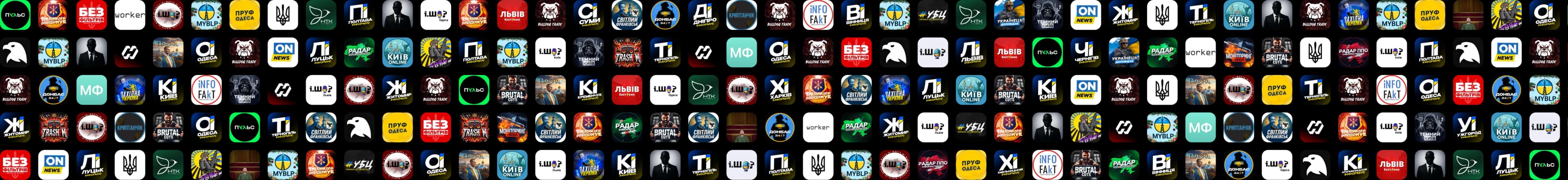 Аватарки Telegram-каналів партнерської мережі